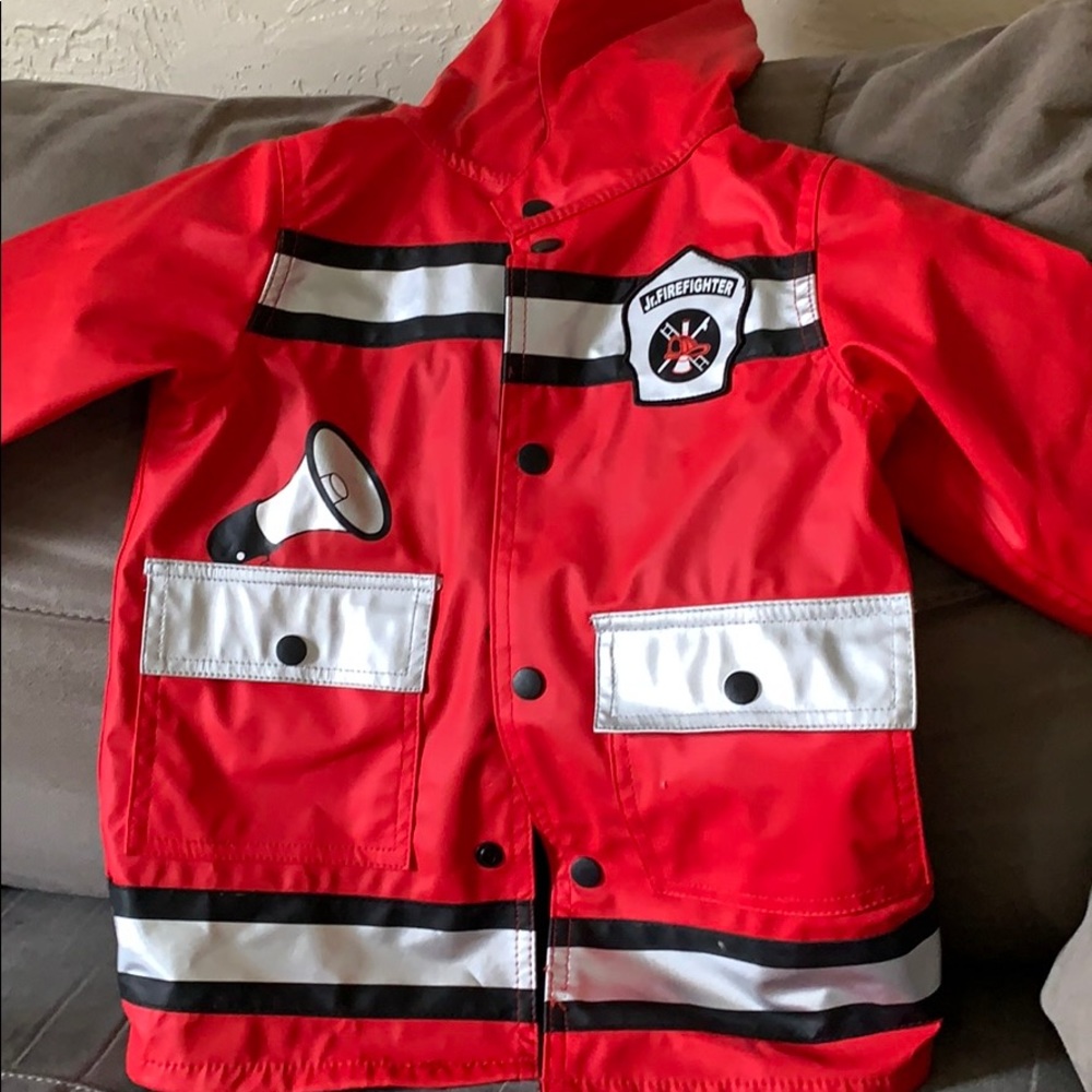 Toddler Fireman Raincoat